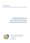 Complexity regulation and the inversion of environmental hydrological distributed models
