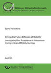 Driving the Future Diffusion of Mobility